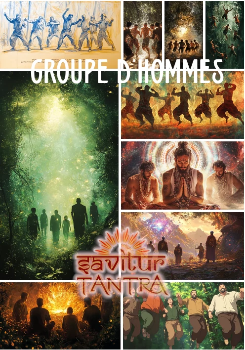 groupe d hommes Chamanisme et Tantra