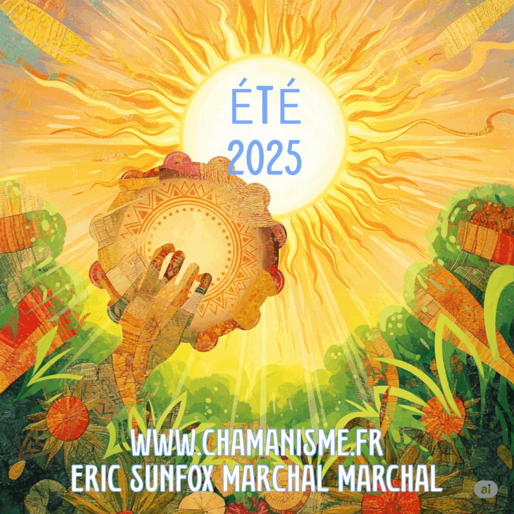 programme de chamanisme ETé 2025, Rituels, cérémonies, stages chamaniques avec Eric Sunfox Marchal sur chamanisme.fr