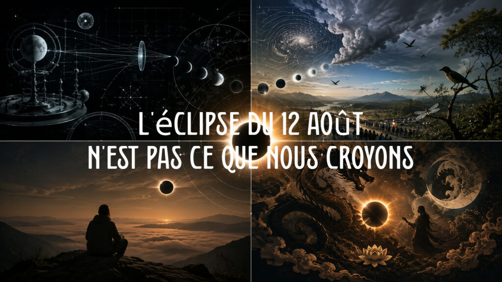 Affiche de l'éclipse solaire totale du 12 août 2026 par Eric Marchal